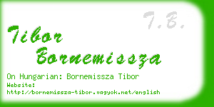 tibor bornemissza business card